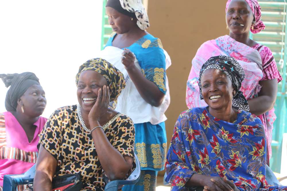 Matta et Maïmouna sourires aux lèvres