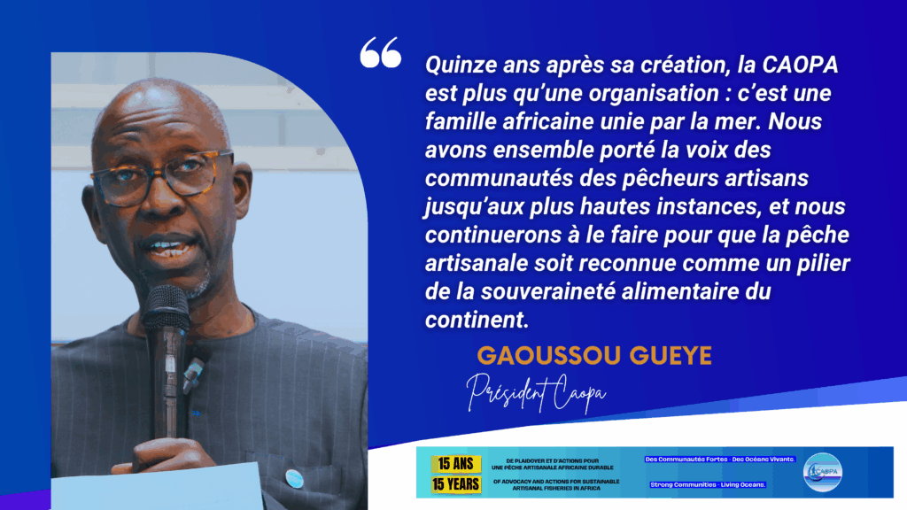 Gaoussou Gueye 15 ans CAOPA 