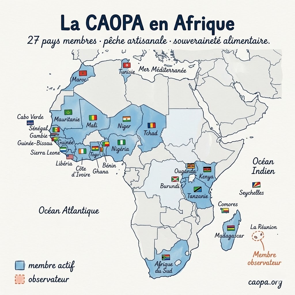 Pays membres Afrique